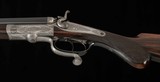 Charles Lancaster .410 Underlever Hammergun – BEAUTIFUL SCROLL ENGRAVING, vintage firearms - 17 of 25