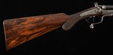 Charles Lancaster .410 Underlever Hammergun – BEAUTIFUL SCROLL ENGRAVING, vintage firearms - 6 of 25