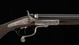 Charles Lancaster .410 Underlever Hammergun – BEAUTIFUL SCROLL ENGRAVING, vintage firearms - 11 of 25
