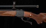 Ruger No.1 Lyman Centennial Grade II 45-70 – CASED, UNFIRED, 4X LYMAN SCOPE, vintage firearms - 2 of 20