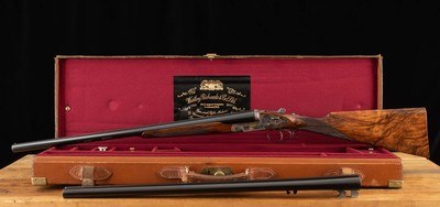 Westley Richards Sidelock Ejector 12 ga – TWO BRL SET, STUNNING WOOD, CASED, vintage firearms - Image 1 of 25