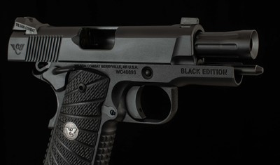 Wilson Combat ULC Sentinel 9mm – VFI SERIES, BLACK EDITION, TRAK PATTERN, vintage firearms - Image 5 of 14