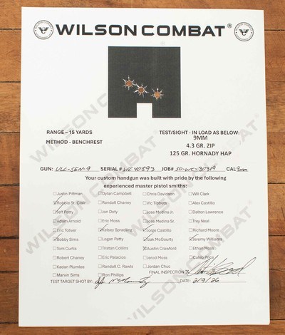Wilson Combat ULC Sentinel 9mm – VFI SERIES, BLACK EDITION, TRAK PATTERN, vintage firearms - Image 14 of 14