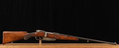 Jacob Sackreuter Barreled Deluxe 1888 Sporter – INTEGRATED RIB, SET TRIGGER, vintage firearms