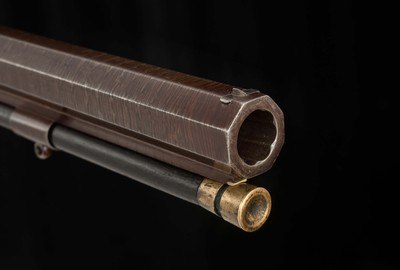Brown & Rodda 8 Bore Percussion Rifle -1846, DAMASCUS, SILVER ACCENTS, RARE, vintage firearms - Image 13 of 25