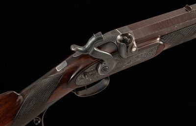 Brown & Rodda 8 Bore Percussion Rifle -1846, DAMASCUS, SILVER ACCENTS, RARE, vintage firearms - Image 17 of 25