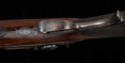 Brown & Rodda 8 Bore Percussion Rifle -1846, DAMASCUS, SILVER ACCENTS, RARE, vintage firearms - Image 18 of 25