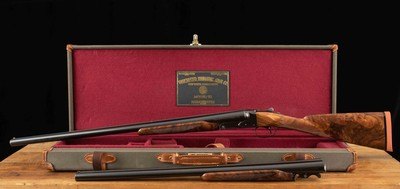 Winchester Model 21 Skeet Grade 12ga Two Barrel Set – GORGEOUS WOOD, CASED, vintage firearms - Image 2 of 25