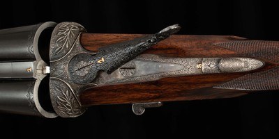 Lebeau Courally Model 108SC 12ga – TRUE PAIR, SIDELOCK, CASED, EXCEPTIONAL, vintage firearms - Image 8 of 25