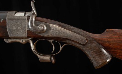 John Dickson & Son – Falling Block .500 BPE -1879, BEAUTIFUL ENGLISH SCROLL, vintage firearms - Image 9 of 25