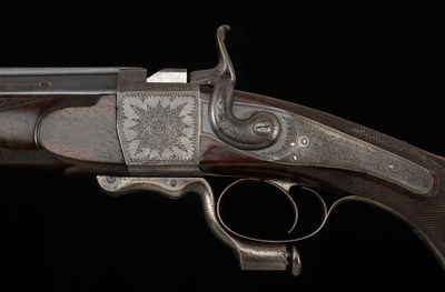 John Dickson & Son – Falling Block .500 BPE -1879, BEAUTIFUL ENGLISH SCROLL, vintage firearms - Image 3 of 25