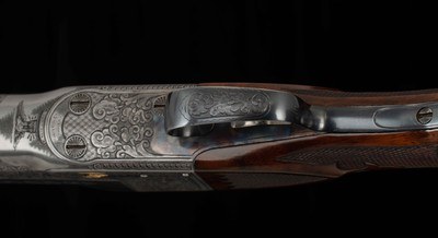 Ithaca Grade 5E SBT Knickerbocker -1961, STUNNING ORIGINAL GUN, GOLD INLAYS, vintage firearms - Image 19 of 25
