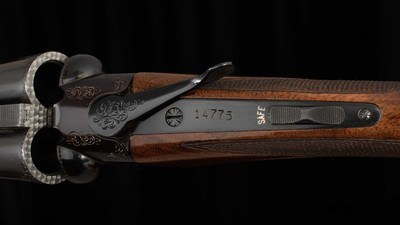 Winchester Model 21 Custom Grade 12 gauge – FLATSIDE, ENGRAVED, BEAVERTAIL, vintage firearms - Image 8 of 25