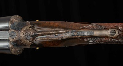 Lefever BE Grade 12 gauge – EXCEPTIONAL RESTORATION BY JIM KELLY, vintage firearms - Image 7 of 25