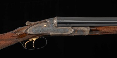 Lefever BE Grade 12 gauge – EXCEPTIONAL RESTORATION BY JIM KELLY, vintage firearms - Image 11 of 25