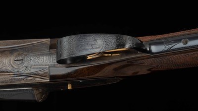 Lefever BE Grade 12 gauge – EXCEPTIONAL RESTORATION BY JIM KELLY, vintage firearms - Image 19 of 25