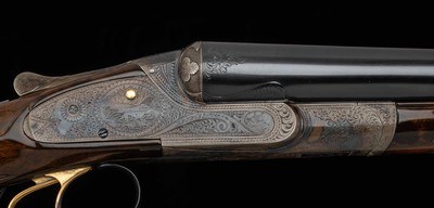 Lefever BE Grade 12 gauge – EXCEPTIONAL RESTORATION BY JIM KELLY, vintage firearms - Image 3 of 25