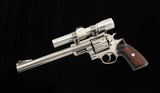 Ruger Super Redhawk .44MAG – 1988, 9.5” BARREL, LEUPOLD SCOPE, MIRROR BORE, vintage firearms