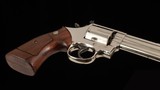 Smith & Wesson Model 586 .357MAG – 1981, NO DASH, 4” BARREL, NICKEL, vintage firearms - 10 of 14