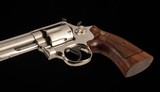 Smith & Wesson Model 586 .357MAG – 1981, NO DASH, 4” BARREL, NICKEL, vintage firearms - 9 of 14