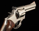 Smith & Wesson Model 586 .357MAG – 1981, NO DASH, 4” BARREL, NICKEL, vintage firearms - 5 of 14