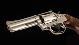 Smith & Wesson Model 586 .357MAG – 1981, NO DASH, 4” BARREL, NICKEL, vintage firearms - 8 of 14