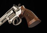 Smith & Wesson Model 586 .357MAG – 1981, NO DASH, 4” BARREL, NICKEL, vintage firearms - 2 of 14