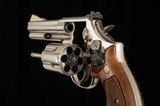 Smith & Wesson Model 586 .357MAG – 1981, NO DASH, 4” BARREL, NICKEL, vintage firearms - 11 of 14