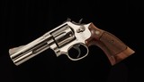 Smith & Wesson Model 586 .357MAG – 1981, NO DASH, 4” BARREL, NICKEL, vintage firearms - 1 of 14