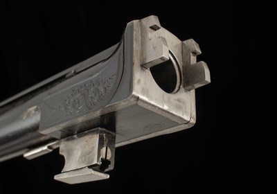 Fox J Grade Single Barrel Trap “SBT” 12 gauge -32”, VENT RIB, PERFECT BORE, vintage firearms - Image 24 of 25