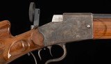 Udo Anschutz Falling Block Schuetzen Rifle 8.15x46NORM -APERTURE REAR SIGHT, vintage firearms - Image 9 of 25