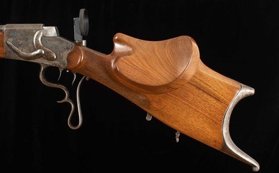 Udo Anschutz Falling Block Schuetzen Rifle 8.15x46NORM -APERTURE REAR SIGHT, vintage firearms - Image 6 of 25
