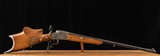 Udo Anschutz Falling Block Schuetzen Rifle 8.15x46NORM -APERTURE REAR SIGHT, vintage firearms