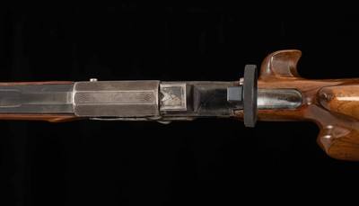 Udo Anschutz Falling Block Schuetzen Rifle 8.15x46NORM -APERTURE REAR SIGHT, vintage firearms - Image 10 of 25