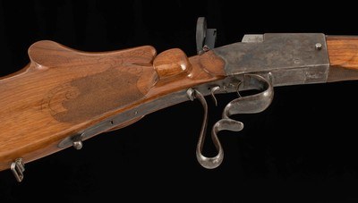 Udo Anschutz Falling Block Schuetzen Rifle 8.15x46NORM -APERTURE REAR SIGHT, vintage firearms - Image 17 of 25