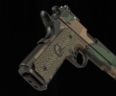 Nighthawk Custom GRP 10mm – 2021, 5” BARREL, MULTICAM, TRIJICON, 99%+, vintage firearms - Image 11 of 14