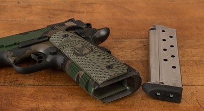 Nighthawk Custom GRP 10mm – 2021, 5” BARREL, MULTICAM, TRIJICON, 99%+, vintage firearms - Image 13 of 14