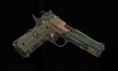 Nighthawk Custom GRP 10mm – 2021, 5” BARREL, MULTICAM, TRIJICON, 99%+, vintage firearms - Image 3 of 14