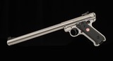 Ruger Mark IV Target .22LR – 2023, 10” BARREL, STAINLESS, AS NEW, CASE, vintage firearms - Image 2 of 10