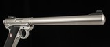 Ruger Mark IV Target .22LR – 2023, 10” BARREL, STAINLESS, AS NEW, CASE, vintage firearms - Image 4 of 10