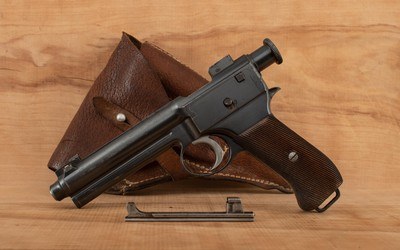Roth-Steyr M1907 8x18mm – 1910, STEYR, 90%, HOLSTER, STRIPPER CLIP, vintage firearms - Image 1 of 20