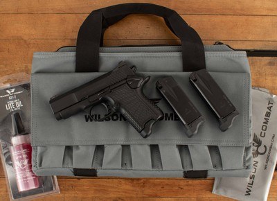 Wilson Combat SFX9, 9mm – BLACK EDITION, 10-ROUND, 3.25”, 3 MAGS, USED, vintage firearms - Image 1 of 14