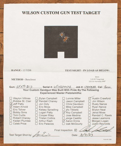 Wilson Combat SFX9, 9mm – BLACK EDITION, 10-ROUND, 3.25”, 3 MAGS, USED, vintage firearms - Image 14 of 14