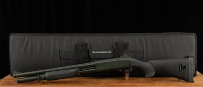 Scattergun Technologies TR-870 12ga -3”, 6+1, OD GREEN, AS NEW, RANGE BAG, vintage firearms - Image 1 of 14