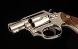 Smith & Wesson Model 36 .38 Special – 1983, NO DASH, 99.5% FACTORY NICKEL, vintage firearms - 6 of 16