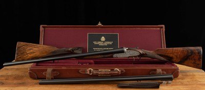 Lebeau-Courally Imperial Game Gun 20 Ga – 2 BRLS, ASSISTED OPENER, CASED, vintage firearms