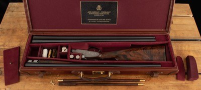 Lebeau-Courally Imperial Game Gun 20 Ga – 2 BRLS, ASSISTED OPENER, CASED, vintage firearms - Image 24 of 25