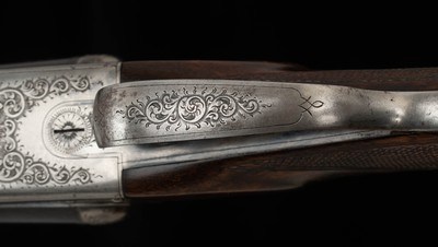 Francotte 20-gauge BLNE – SCALLOPED RECEIVER, 5lbs. 13oz., ENGLISH STOCK, vintage firearms - Image 19 of 25