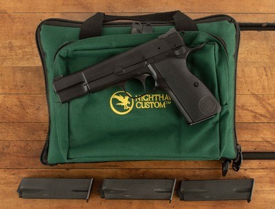 Nighthawk Browning Hi-Power 9mm – 2016, 4 MAGS, RANGE BAG, PAPERS, vintage firearms
