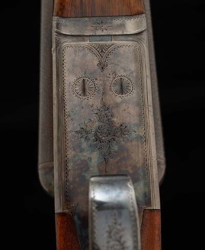 Remington Model 1894 B Grade 12 gauge – FACTORY FINISHES, DAMASCUS BARRELS, vintage firearms - Image 2 of 25